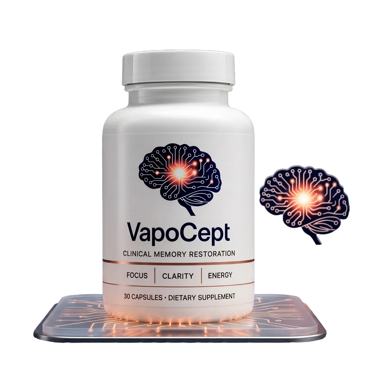 VapoCept — Focus, Clarity, Energy. 30 capsules.